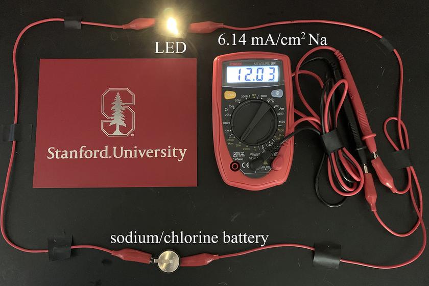 Экспериментальный хлорный аккумулятор удерживает в 6 раз больше заряда, чем литий-ионные