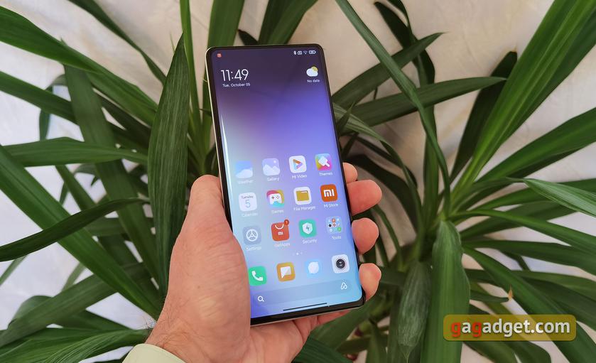 Xiaomi MIX 4 mit eigenen Augen: eine Frontkamera unterhalb des Bildschirms, die man wirklich nicht sehen kann