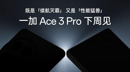 OnePlus Ace 3 Pro mit Snapdragon 8 Gen 3-Chip und 6100-mAh-Akku der nächsten Generation wird nächste Woche vorgestellt