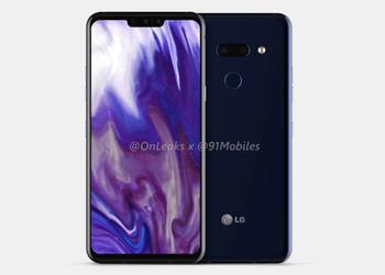 Первые рендеры флагмана LG G8: широкоформатный дисплей с вырезом и четыре камеры