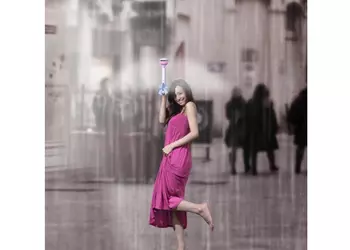 Невидимый зонт Air Umbrella защитит от дождя воздушным потоком