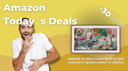 Hisense 55" QLED CanvasTV Smart Display – Now 30% Off!