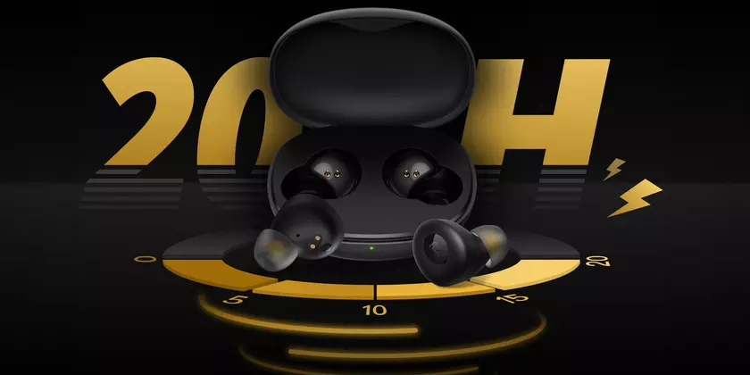 Realme Buds Q: беспроводные наушники с автономностью до 20 часов за $21