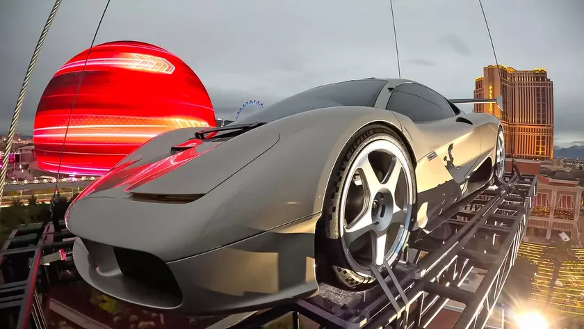 Суперкар Gordon Murray S1 LM на испытаниях