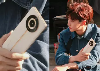 Photos of the realme 11 Pro+ with a design similar to that of the Huawei Mate 40 Pro have surfaced online