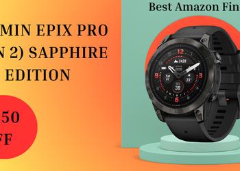 Garmin epix Pro (Gen 2) Sapphire Edition -  $250 Discount!Don't miss it!