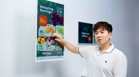 Samsung Color E-Paper: a display that looks like paper and works without a power outlet
