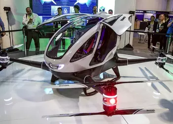 Беспилотный дрон-такси Ehang 184 будет доставлять искусственные органы