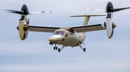 Italian convertible aircraft AW609 passes successful tests after taking off from aircraft carrier