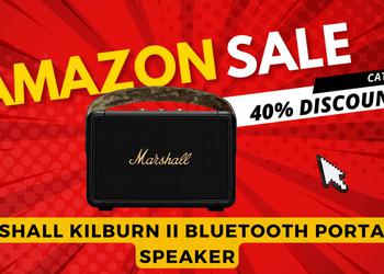 Marshall Kilburn II Bluetooth Portable Speaker - $120 Discount! Don't miss it!