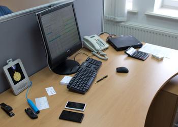 Люди за работой: рабочее место главы представительства Nokia в Украине Павла Крысанова