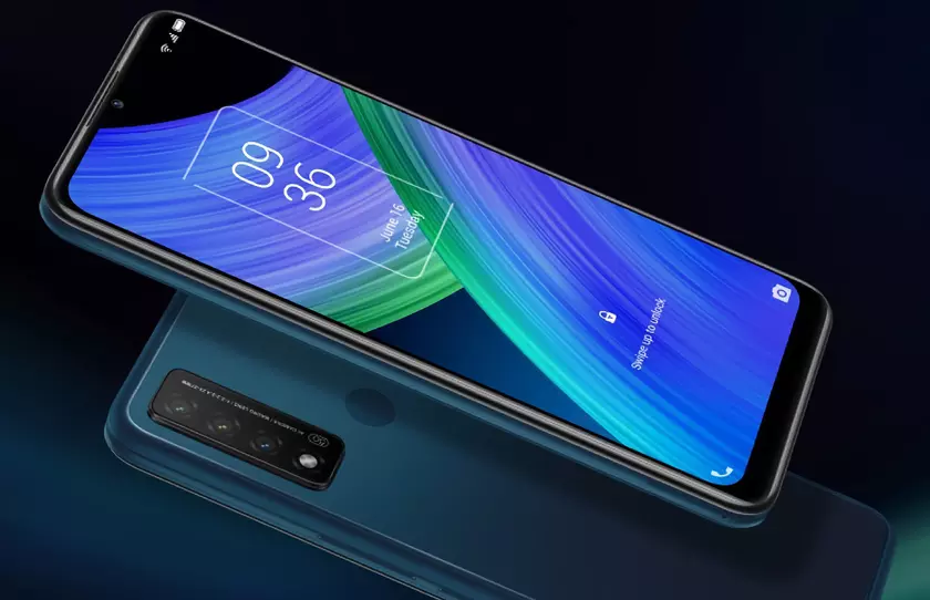 TCL 20 R: 5G-смартфон с экраном на 90 Гц, чипом MediaTek Dimensity 700 и тройной камерой за 179 евро
