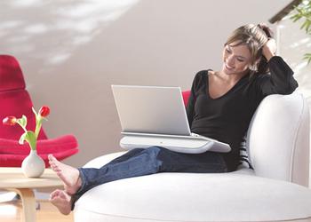 Logitech Lapdesk: диванный аксессуар для ноутбука