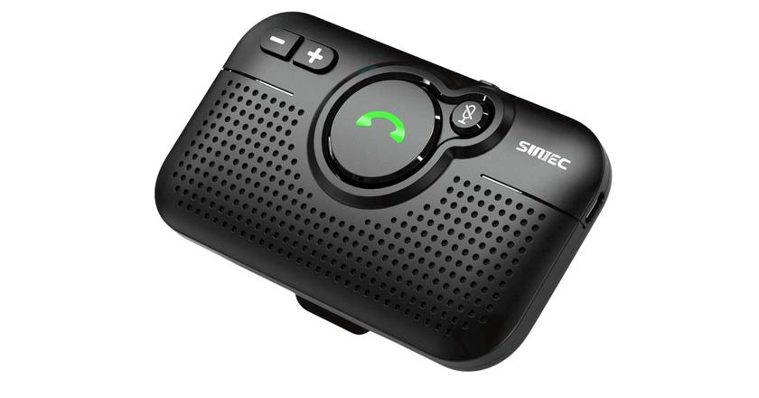 SUNITEC Handsfree Bluetooth 5.0 Car Speaker