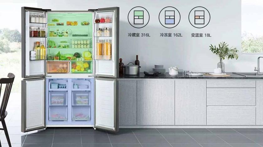 Xiaomi випустила чотиридверний холодильник за $855