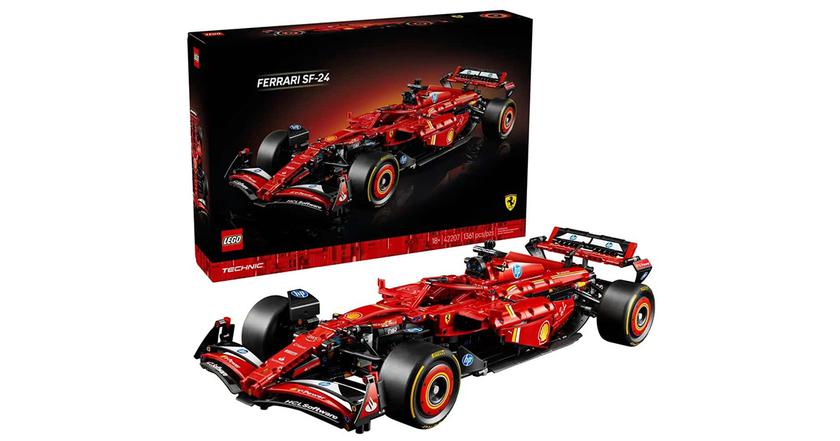 Lego Technic представляет новинку: модель Ferrari SF-24 F1