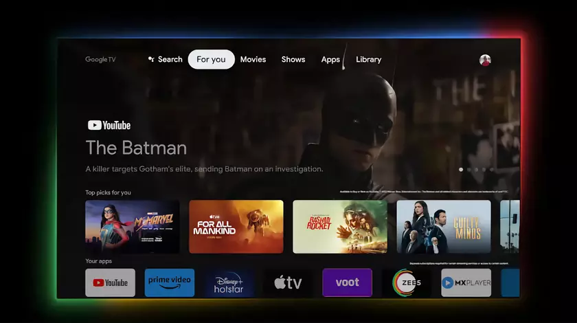 Вслед за Android 13 Beta 3: Google анонсировала операционную систему Android TV 14 для смарт-телевизоров