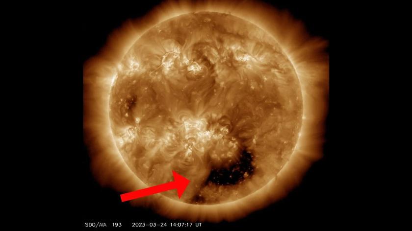 NASA has discovered a massive hole in the Sun 20-30 times the size of the Earth