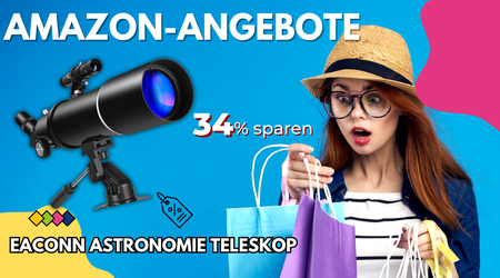 EACONN 80mm Astronomie Teleskop – Spare jetzt 28€!