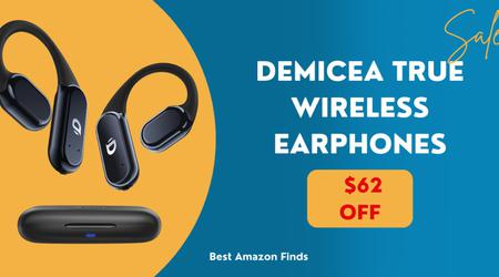 DEMICEA True Wireless Earphones - $62 Discount Now!