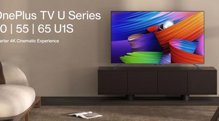 OnePlus TV U1S: ein Smart-TV-Lineup mit 4K-Bildschirmen auf 50, 55 und 65 Zoll, HDR10+-Unterstützung und einem Preis ab 547 US-Dollar