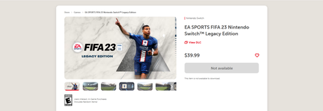 EA's FIFA Series Delisted On All Digital Storefronts Including Switch eShop