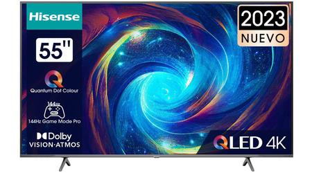 Hisense ha presentado un televisor QLED 4K UHD de 55-75" para juegos con frecuencia de refresco de 144 Hz y HDMI 2.1