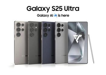 Рендеры Galaxy S25 Ultra: новый дизайн и цветовые варианты флагмана