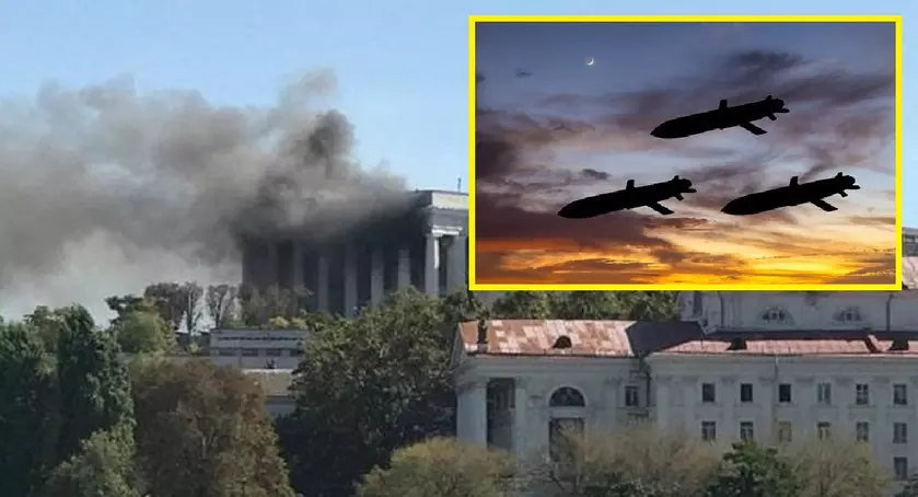 Украинские ракеты уничтожили штаб черноморского флота российской федерации в Крыму