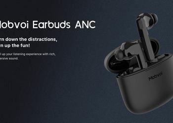 Mobvoi Earbuds ANC: TWS-навушники із системою активного шумопоглинання та захистом IPX5 за $59