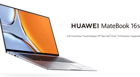 Huawei MateBook 16S - chip Raptor Lake-H, display da 2,5K e batteria da 84Wh a partire da €1799