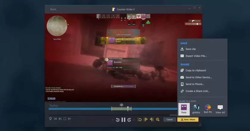 В Steam началось тестирование новой системы записи геймплея, которая зафиксирует все важные игровые события, чтобы вам было чем хвастаться перед друзьями