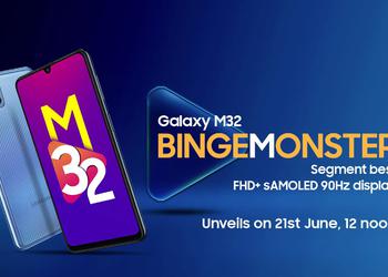 Samsung announces date for Galaxy M32 with 90Hz AMOLED screen and 6000mAh battery