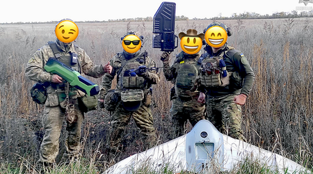 Die ukrainische Nationalgarde hat eine russische Aufklärungsdrohne "Gryphon 12" mit der ANTIDRON KVS G-6 Kanone erbeutet
