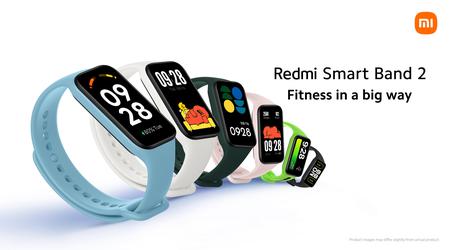 Le Redmi Smart Band 2 a fait ses débuts dans le monde : bracelet intelligent avec écran AMOLED, moniteur de fréquence cardiaque et autonomie de 14 jours.