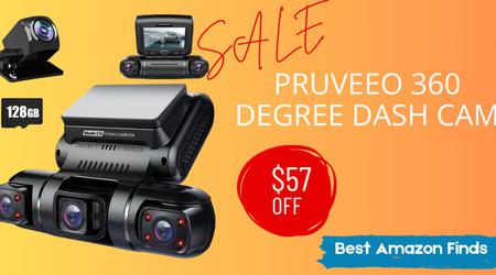 PRUVEEO 360 Degree Dash Cam - Buy Now $57 Discount!