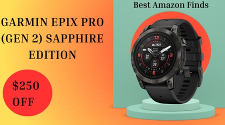 Garmin epix Pro (Gen 2) Sapphire Edition -  $250 Discount!Don't miss it!