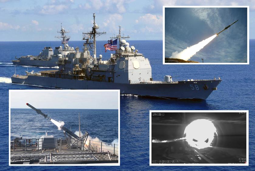 Эсминец USS Mason и крейсер USS Philippine Sea за несколько секунд уничтожили сверхзвуковую мишень GQM-163 Coyote двумя ракетами SM-2