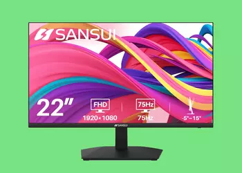 Amazon is selling a Sansui 22in, 1080p, 75Hz monitor for $75.98