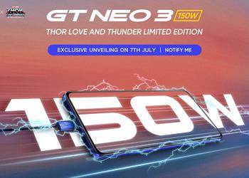 realme 7 липня презентує спеціальну версію realme GT Neo 3 на честь виходу фільму «Тор: Кохання та Грім»