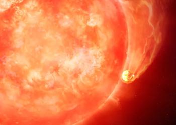Astronomen haben gesehen, wie ein Stern einen Planeten verschluckt hat - das Gleiche wird mit der Erde passieren, wenn die Sonne zu sterben beginnt