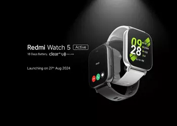 Xiaomi 27 августа представит смарт-часы Redmi Watch 5 Active