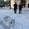 Miniature de la patrouille au Estadio Monterrey par le robot K9-X