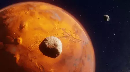 Mars could create its two satellites by ripping an asteroid apart