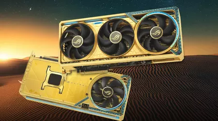 Ce n'est pas une métaphore : Asus a sorti une série de cartes graphiques RTX 5090 exclusives en or