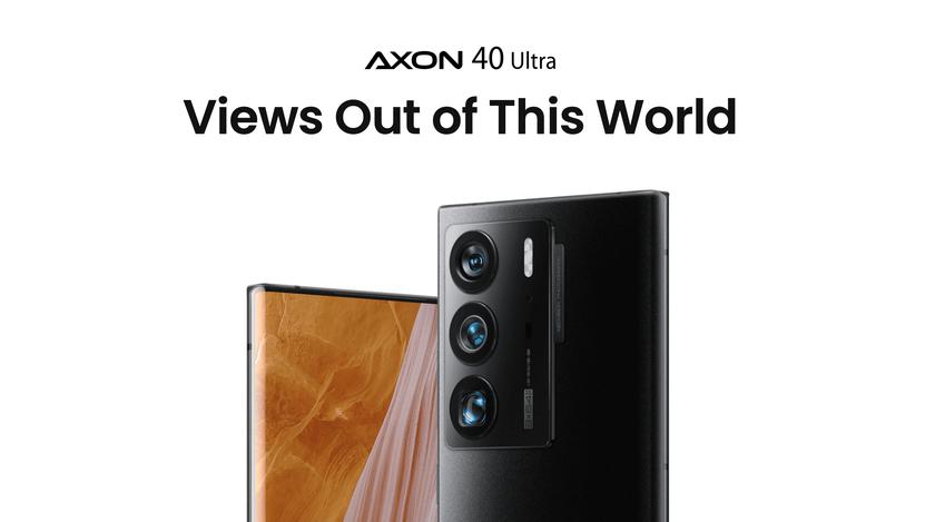 ZTE Axon 40 Ultra c чипом Snapdragon 8 Gen 1 и подэкранной камерой начали продавать на глобальном рынке