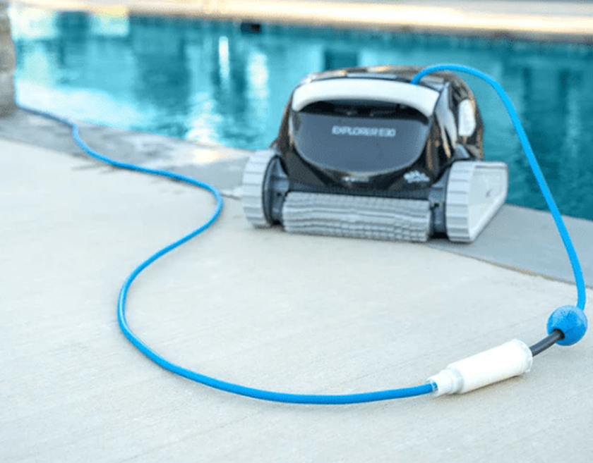 Dolphin Explorer E50 best pool vacuum for above ground pool