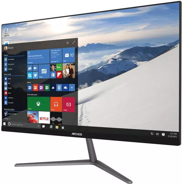 Archos Vision 215: стильный моноблок с безрамочным дисплеем и ценником 300 евро