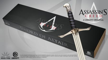 Een geweldige aanbieding voor Assassins Creed-fans: een replica van Altairs zwaard uit het eerste deel van de beroemde serie wordt gepresenteerd