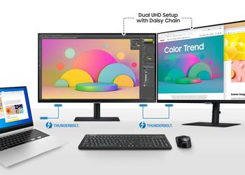 Samsung представил монитор ViewFinity S8UT формата 4K UHD с поддержкой Thunderbolt 4